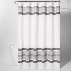 Project 62 shower curtains gray and white new